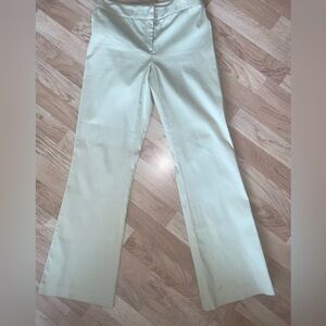 APOSTROPHE VANESSA PINSTRIPE WOMENS TROUSER PANTS SIZE 2 POCKETS WIDE LEG ZIPPER